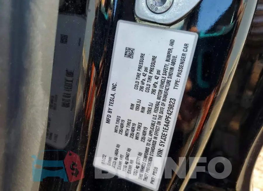 5YJ3E1EA4PF429823 Photo# 13