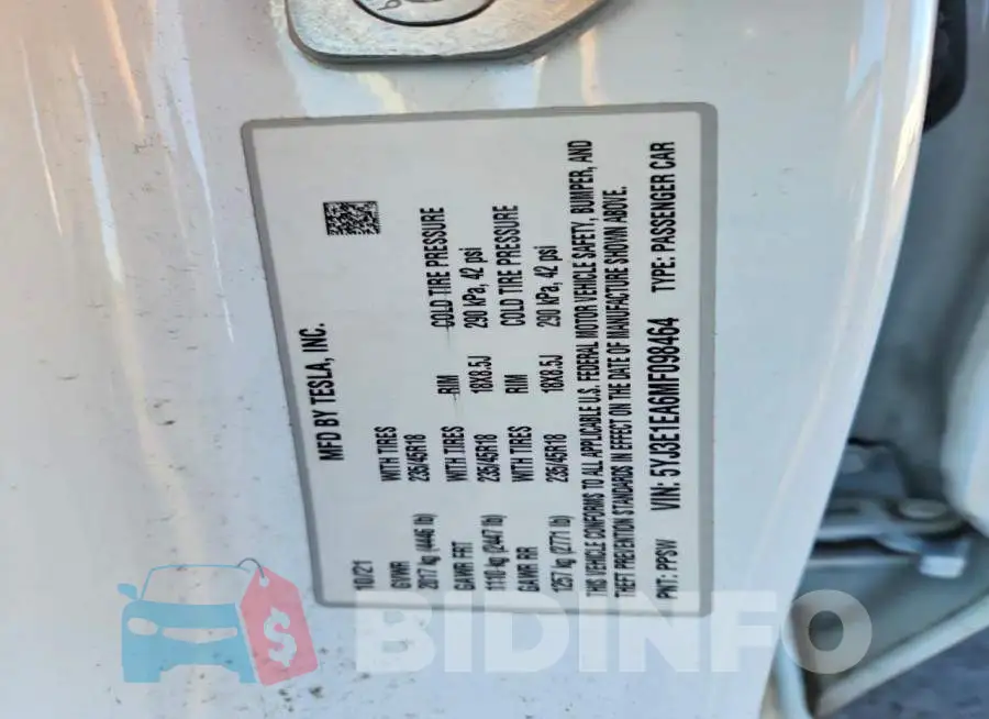 5YJ3E1EA6MF098464 Photo# 13