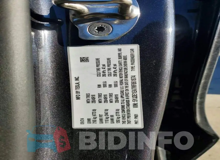 5YJ3E1EA7RF861874 Photo# 12