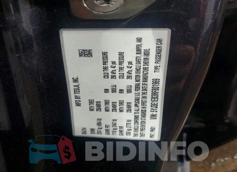 5YJ3E1EB3RF801969 Photo# 13