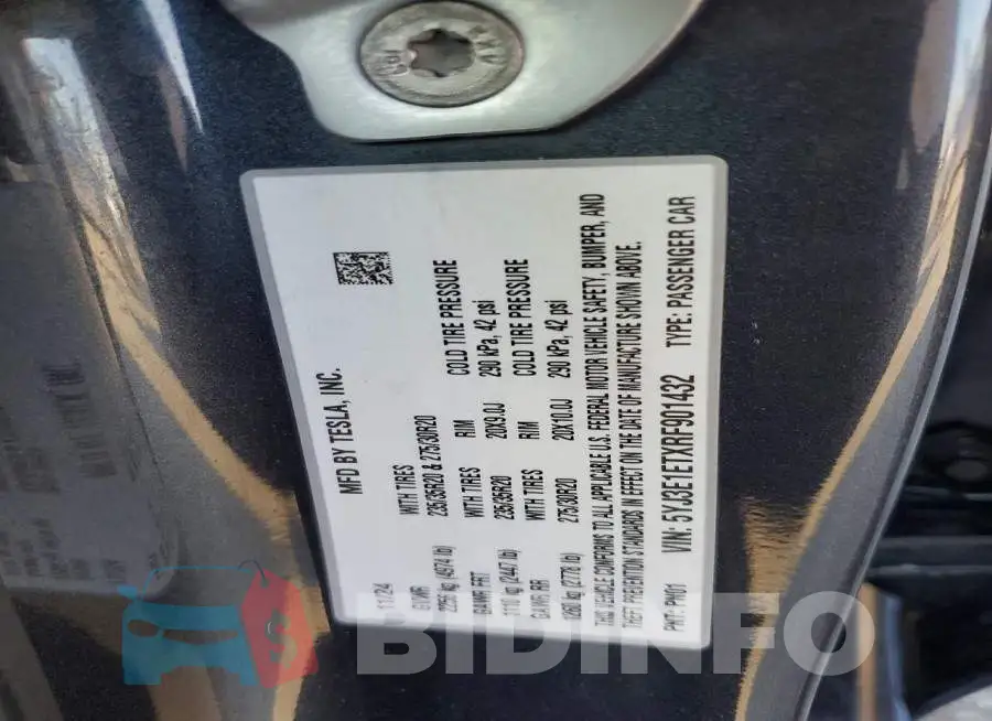 5YJ3E1ETXRF901432 Photo# 12
