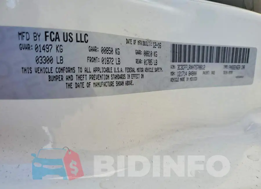 3C3CFFLRXHT570812 Photo# 12