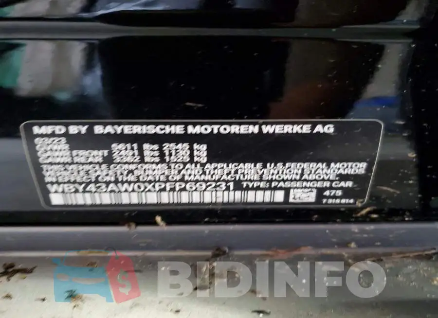 WBY43AW0XPFP69231 Photo# 12