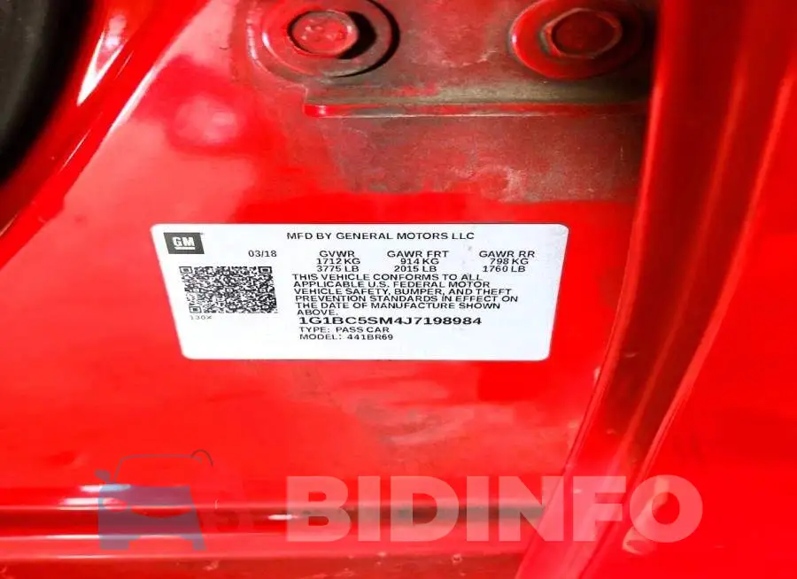 1G1BC5SM4J7198984 Photo# 13