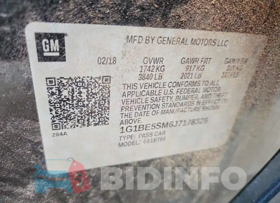 1G1BE5SM6J7178326 Photo# 13