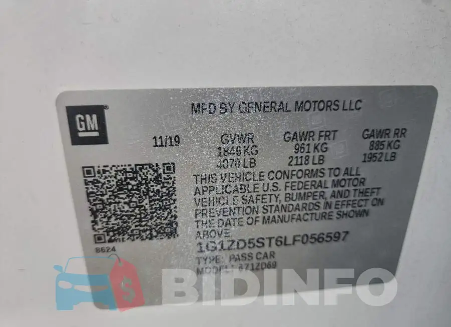1G1ZD5ST6LF056597 Photo# 12