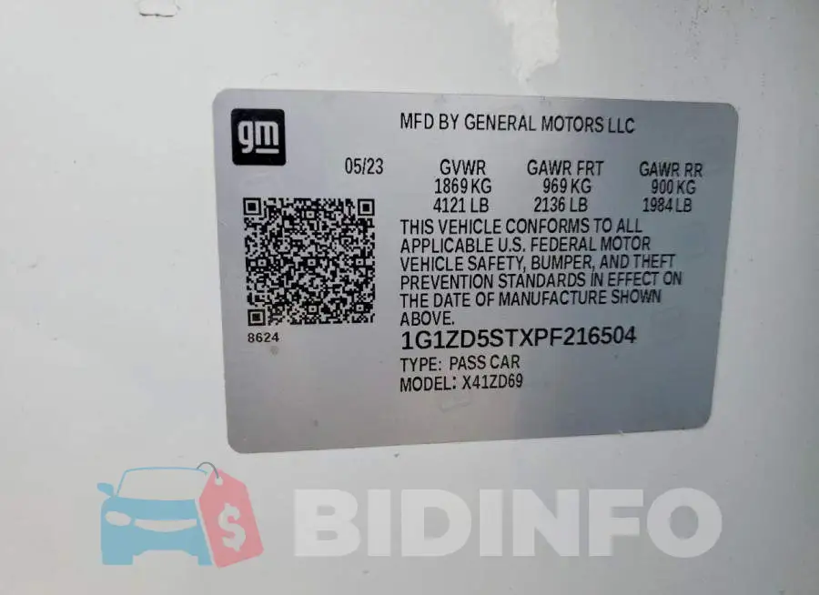 1G1ZD5STXPF216504 Photo# 12