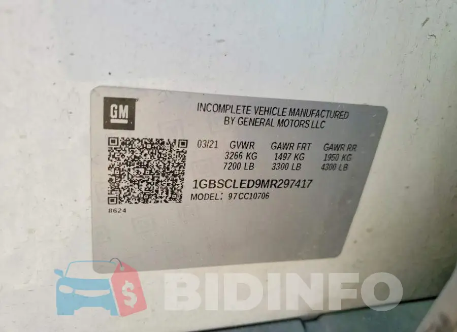 1GBSCLED9MR297417 Photo# 13