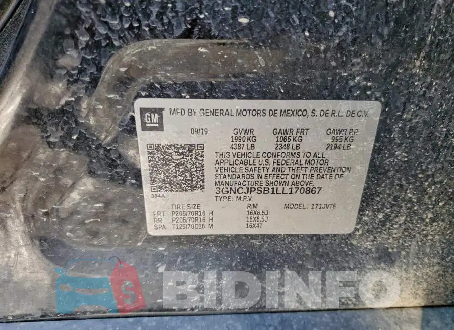 3GNCJPSB1LL170867 Photo# 13