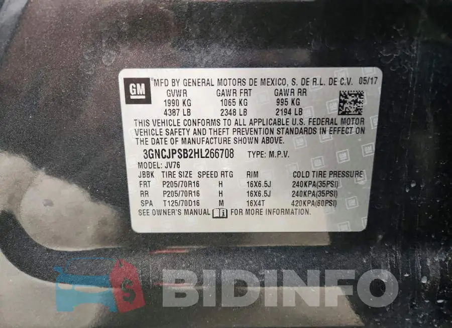 3GNCJPSB2HL266708 Photo# 13