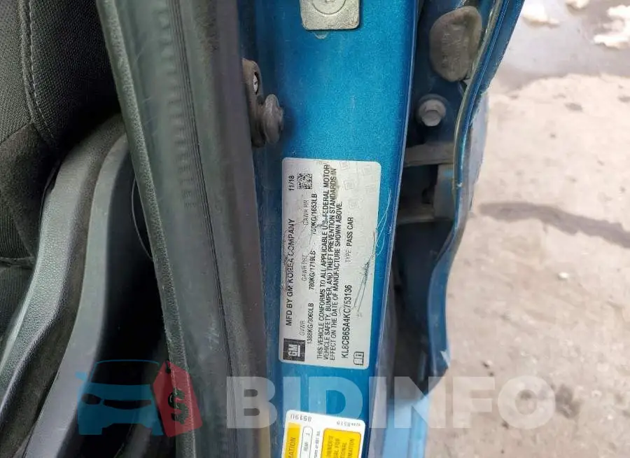 KL8CB6SA4KC753136 Photo# 13