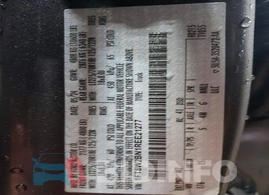 1FT8W2BN1REE21277 Photo# 12