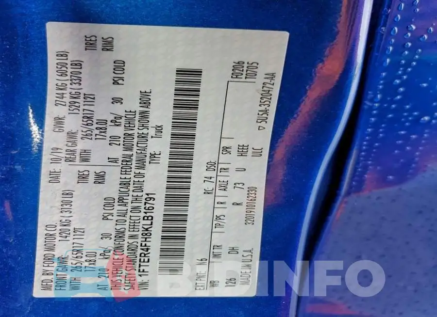 1FTER4FH8KLB16791 Photo# 12