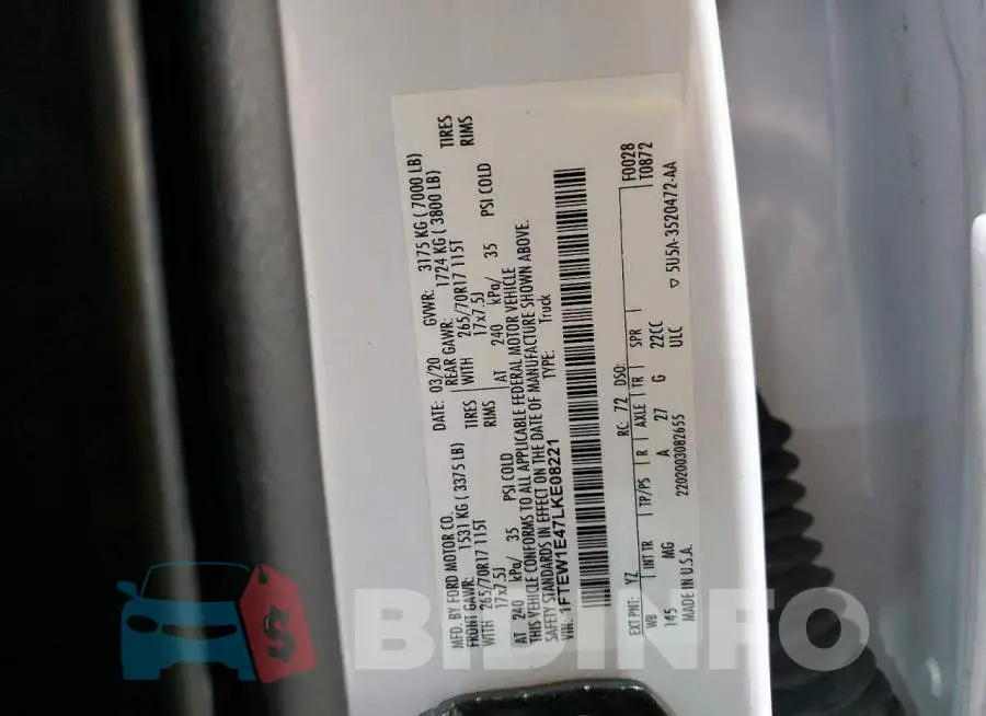 1FTEW1E47LKE08221 Photo# 12