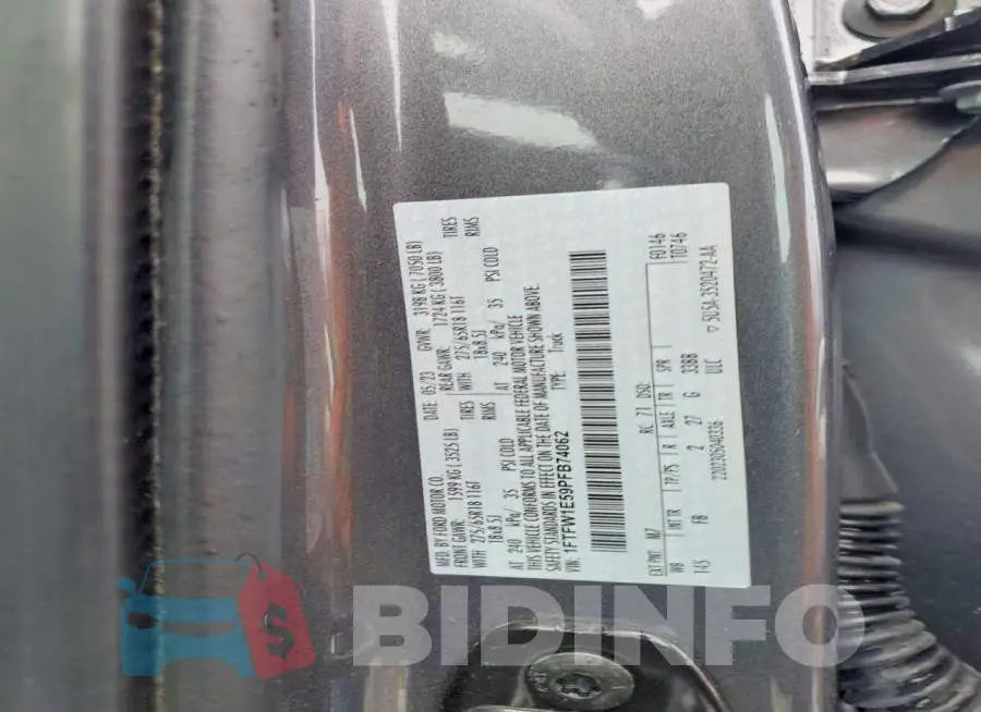 1FTFW1E59PFB74062 Photo# 12