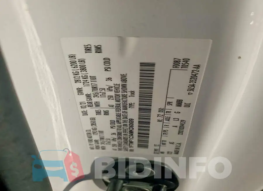 1FTMF1C54MKD60699 Photo# 12