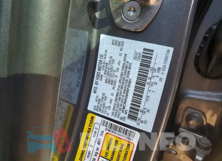 3FMCR9K68RRF50581 Photo# 13