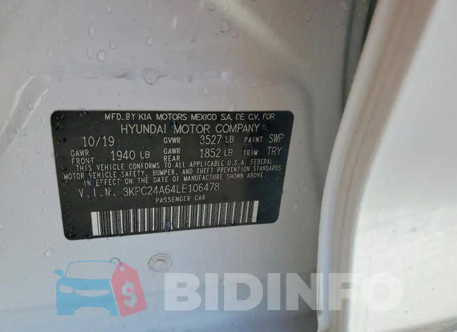 3KPC24A64LE106478 Photo# 12