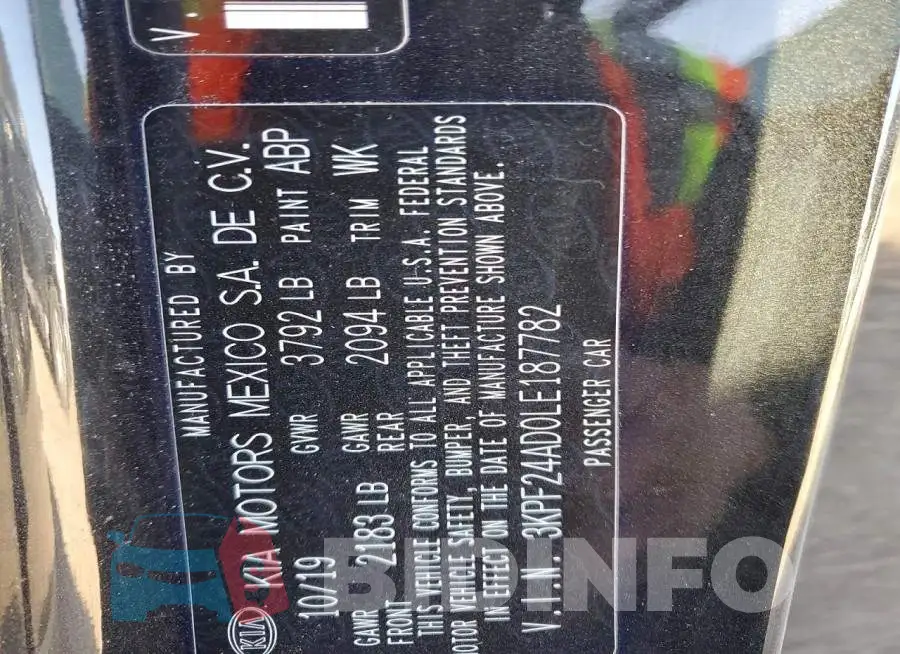 3KPF24AD0LE187782 Photo# 12