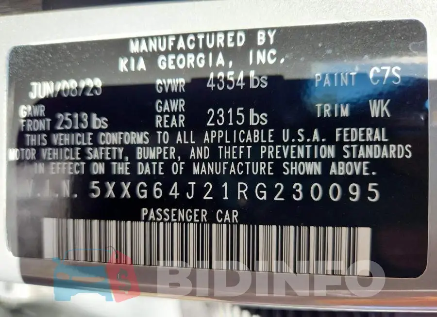 5XXG64J21RG230095 Photo# 12