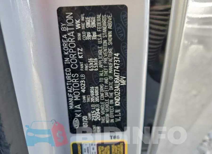 KNDJ23AU6M7747374 Photo# 12