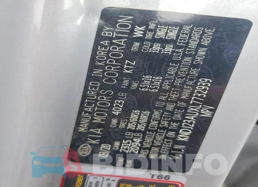 KNDJ23AUXL7732939 Photo# 12