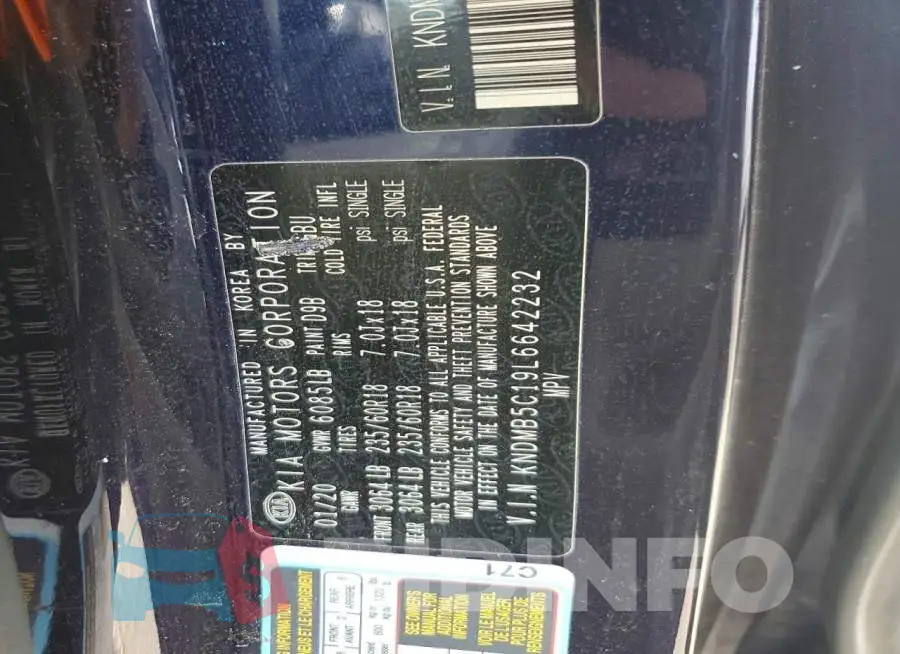 KNDMB5C19L6642232 Photo# 13