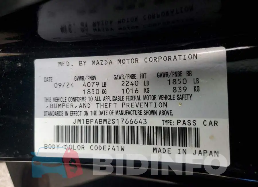 JM1BPABM2S1766643 Photo# 13