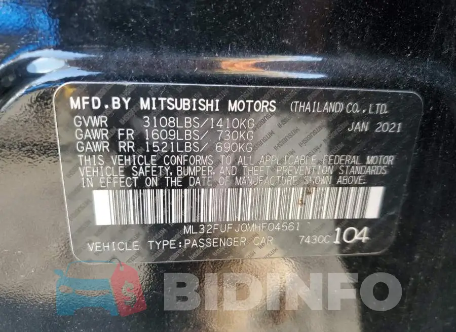ML32FUFJ0MHF04561 Photo# 12
