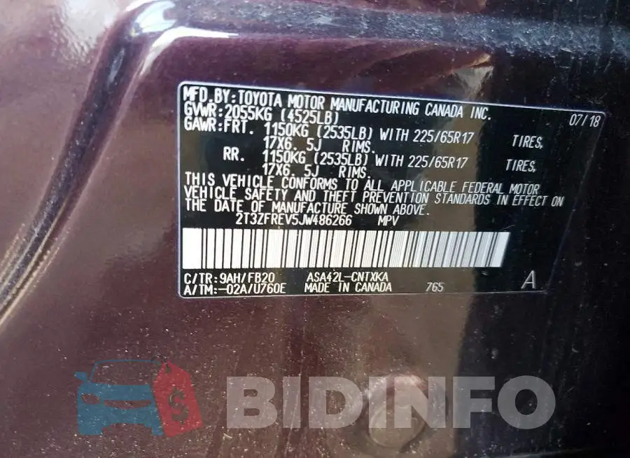 2T3ZFREV5JW486266 Photo# 12