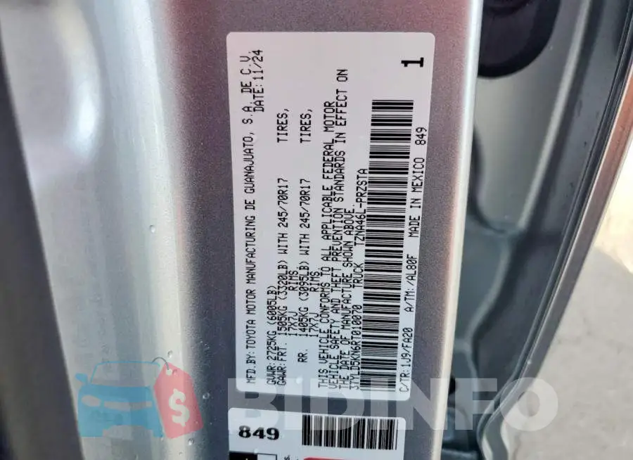 3TYLD5KN6RT010070 Photo# 12