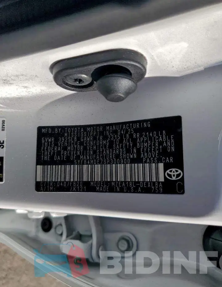 5YFB4MDE7SP300900 Photo# 12