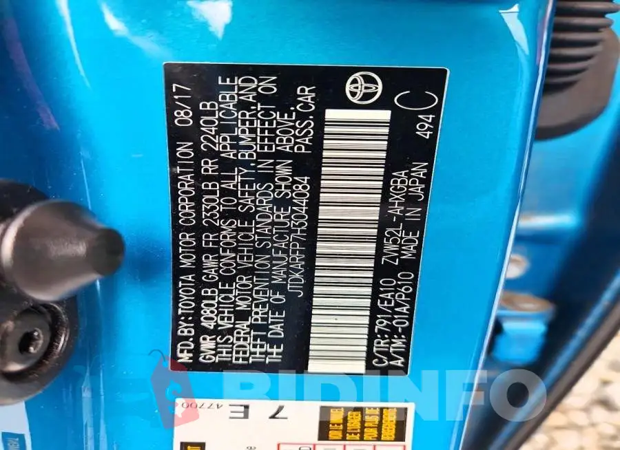 JTDKARFP7H3044084 Photo# 12