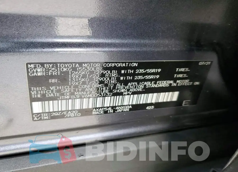 JTMFB3FV6MD053132 Photo# 13