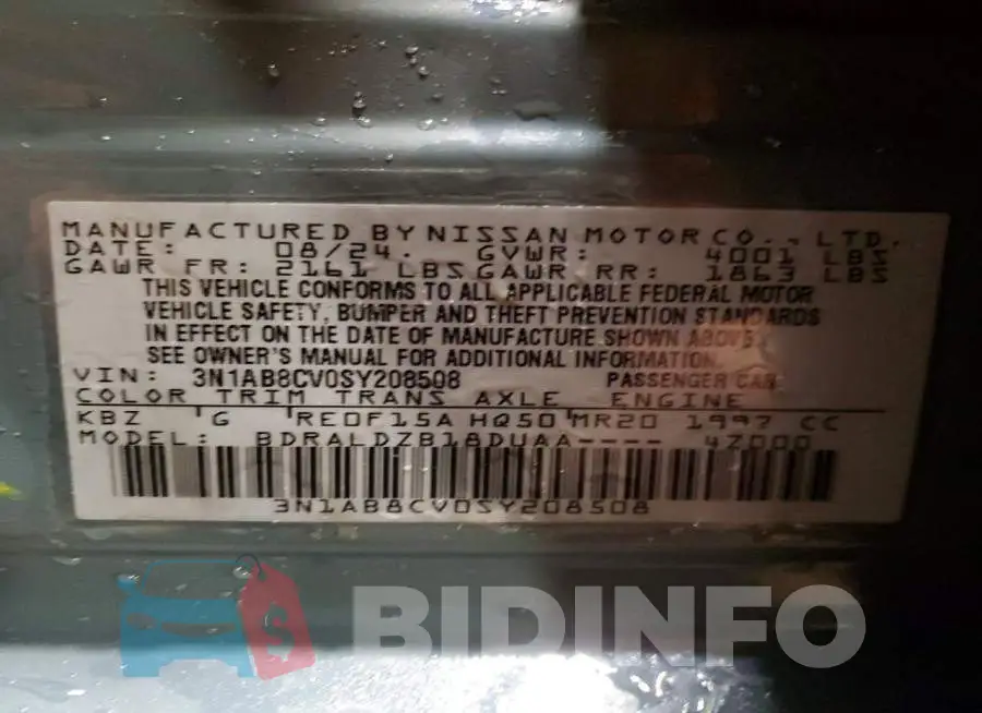3N1AB8CV0SY208508 Photo# 12