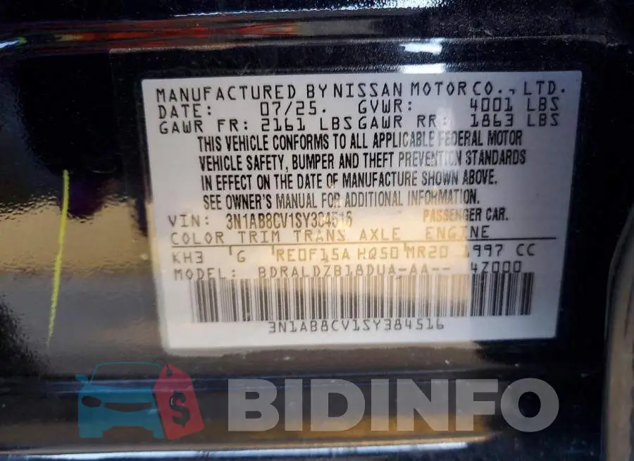3N1AB8CV1SY384516 Photo# 12