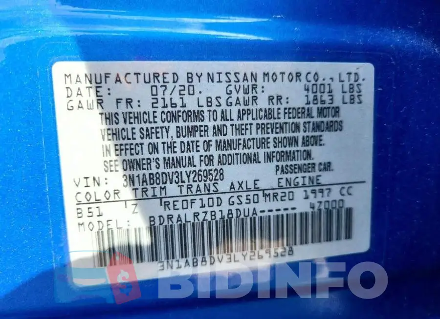 3N1AB8DV3LY269528 Photo# 13