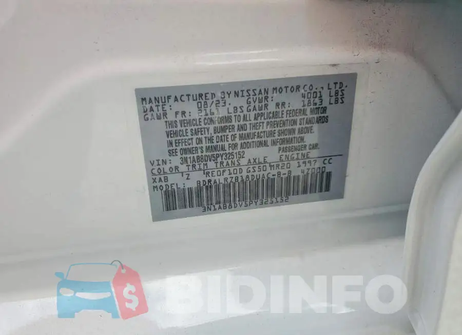 3N1AB8DV5PY325152 Photo# 12