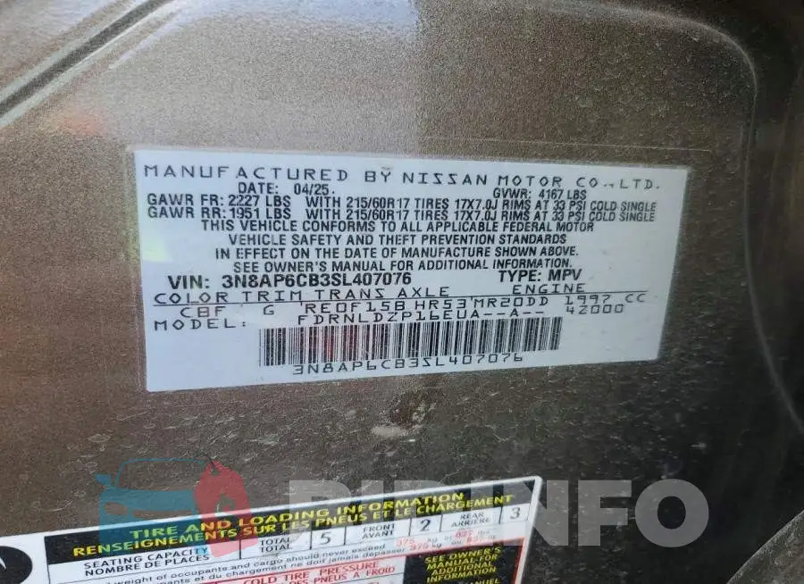 3N8AP6CB3SL407076 Photo# 13