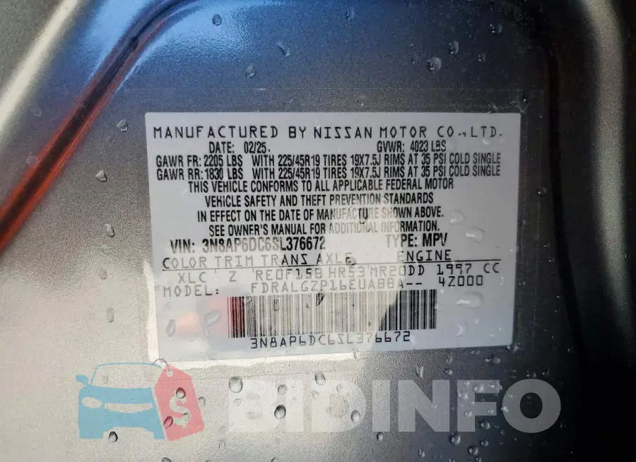 3N8AP6DC6SL376672 Photo# 14