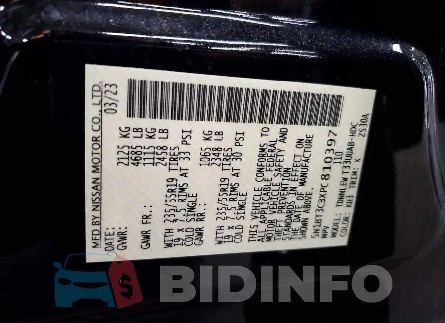 5N1BT3CBXPC810397 Photo# 13