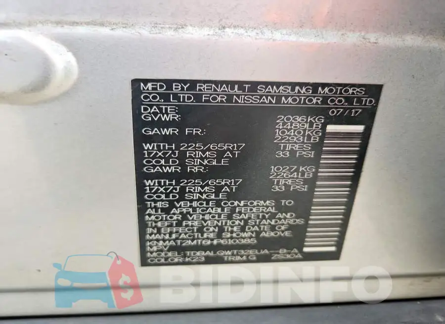 KNMAT2MT6HP610385 Photo# 13