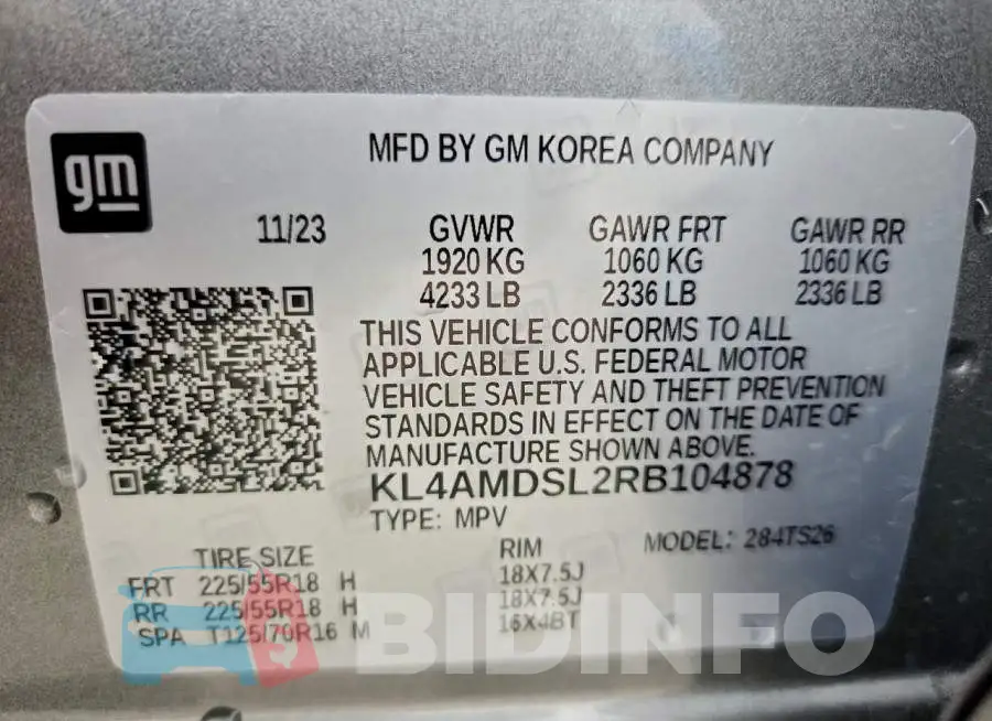 KL4AMDSL2RB104878 Photo# 12