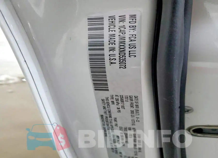 1C4PJMMXXND535072 Photo# 13