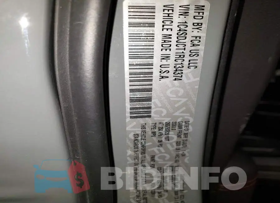 1C4SDJCT1RC134374 Photo# 13
