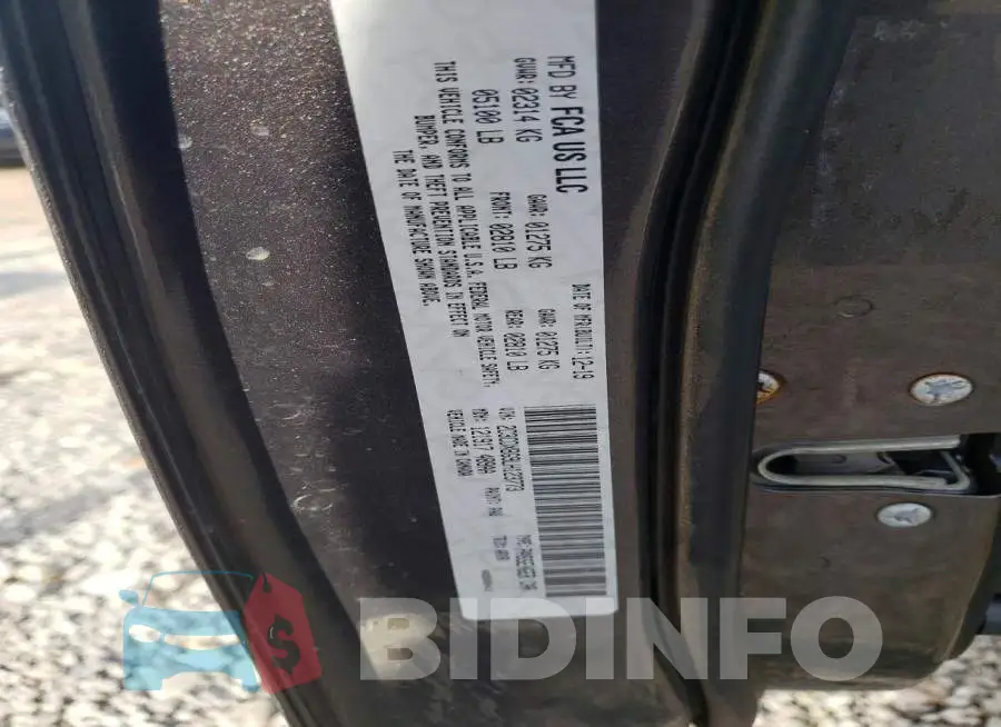 2C3CDXBG9LH123773 Photo# 13