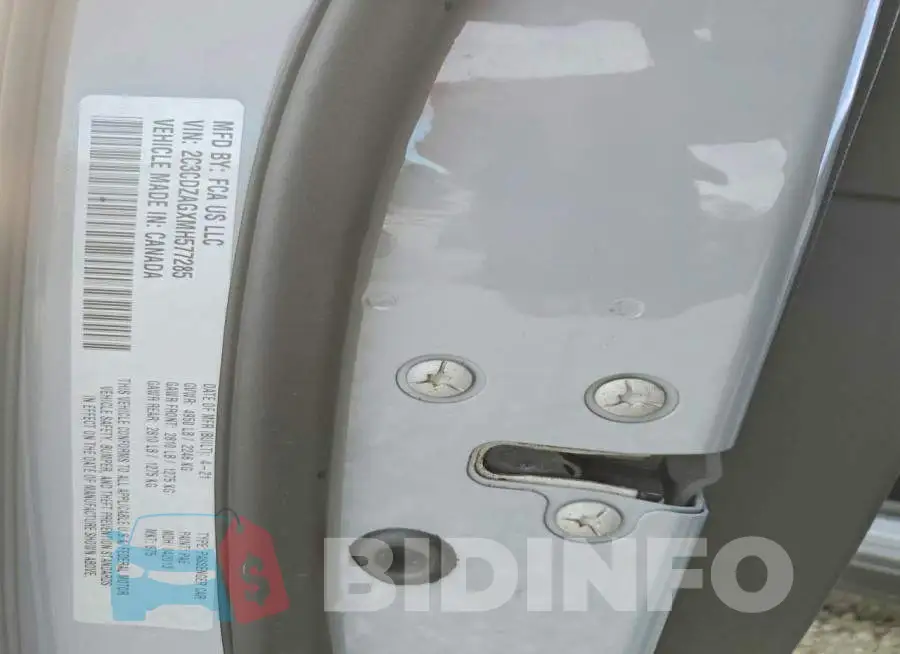 2C3CDZAGXMH577285 Photo# 12
