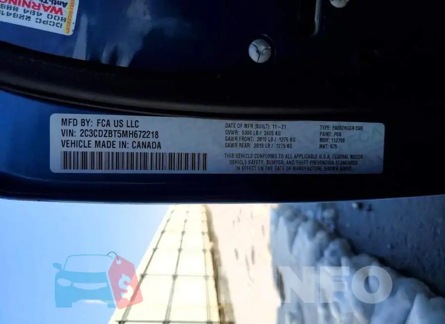 2C3CDZBT5MH672218 Photo# 12