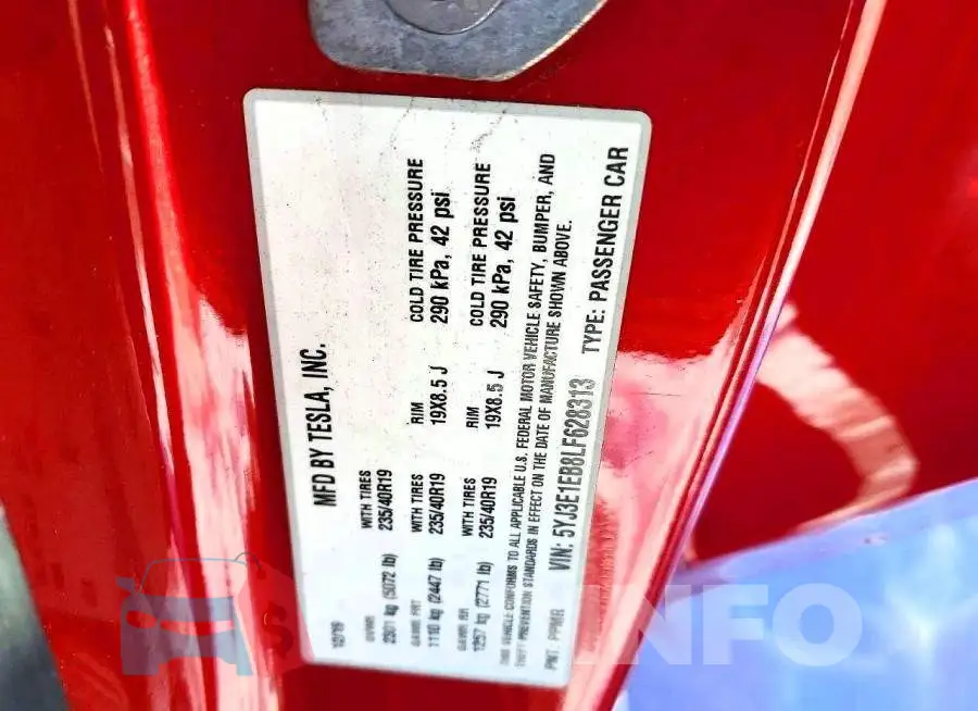 5YJ3E1EB8LF628313 Photo# 12