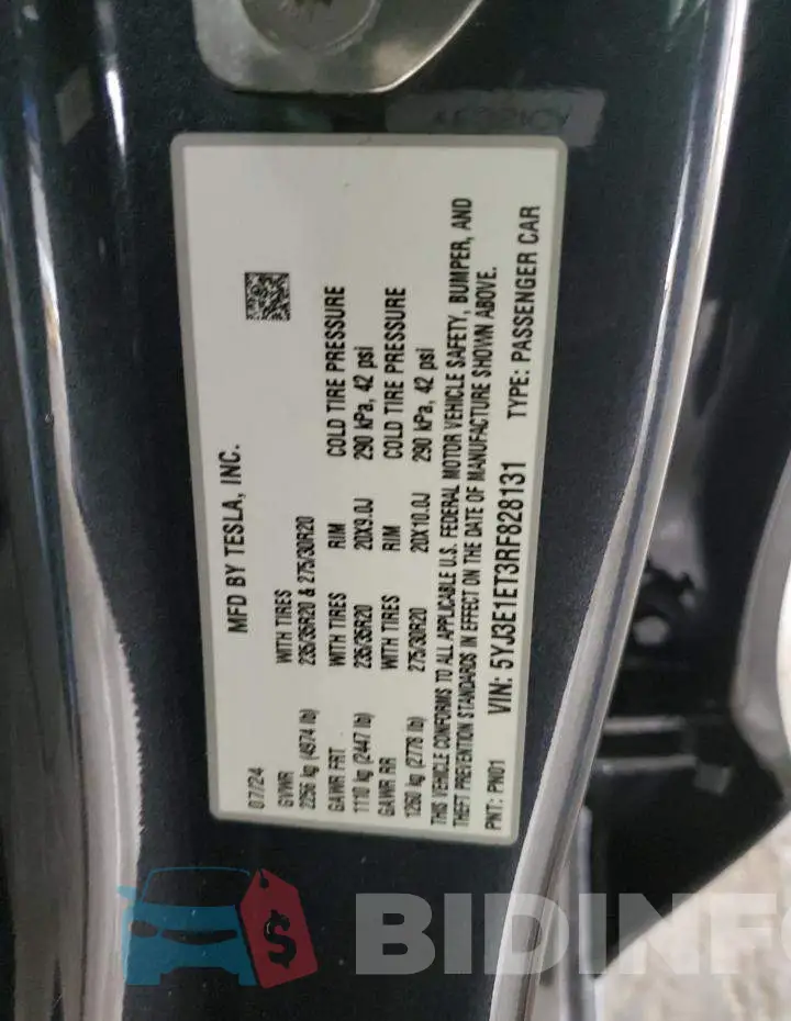 5YJ3E1ET3RF828131 Photo# 12